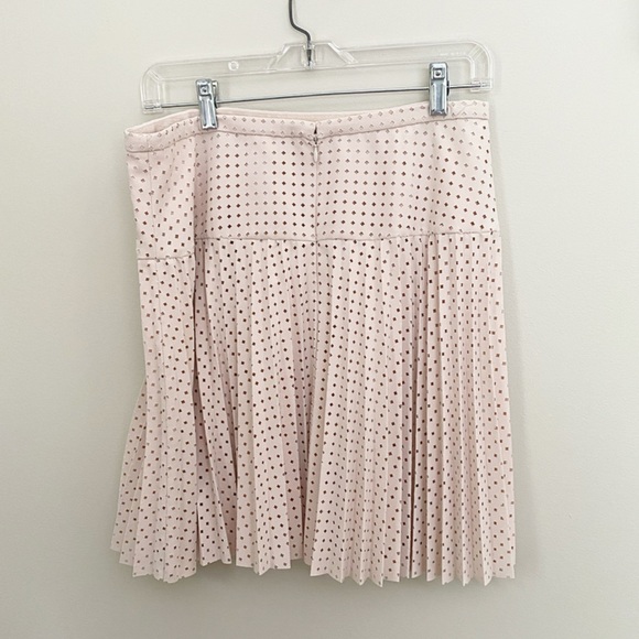 JCREW NWT Perforated Pleated Skirt - Picture 3 of 3